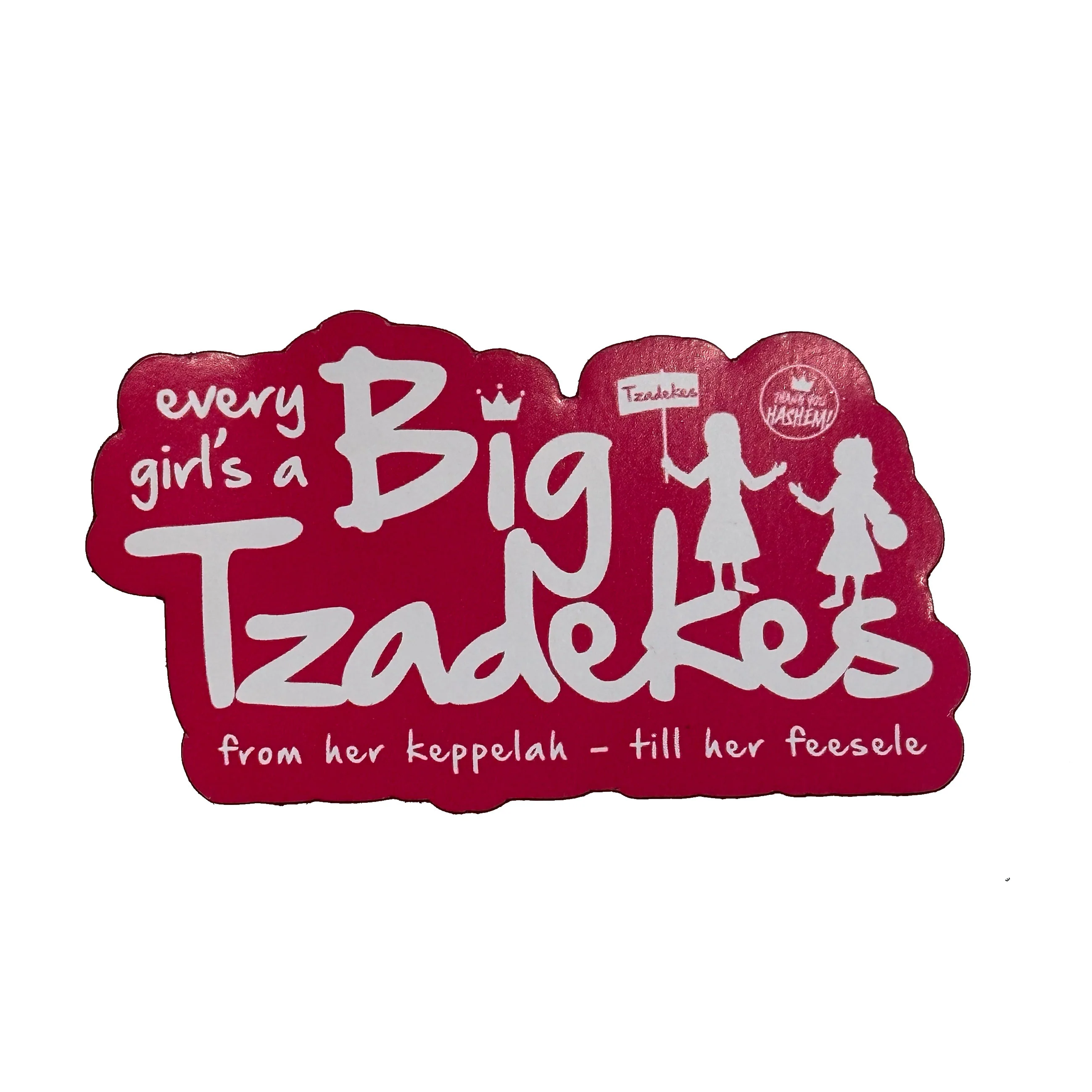 Big Tzadik / Big Tzadekes FRIDGE MAGNET - Image 3
