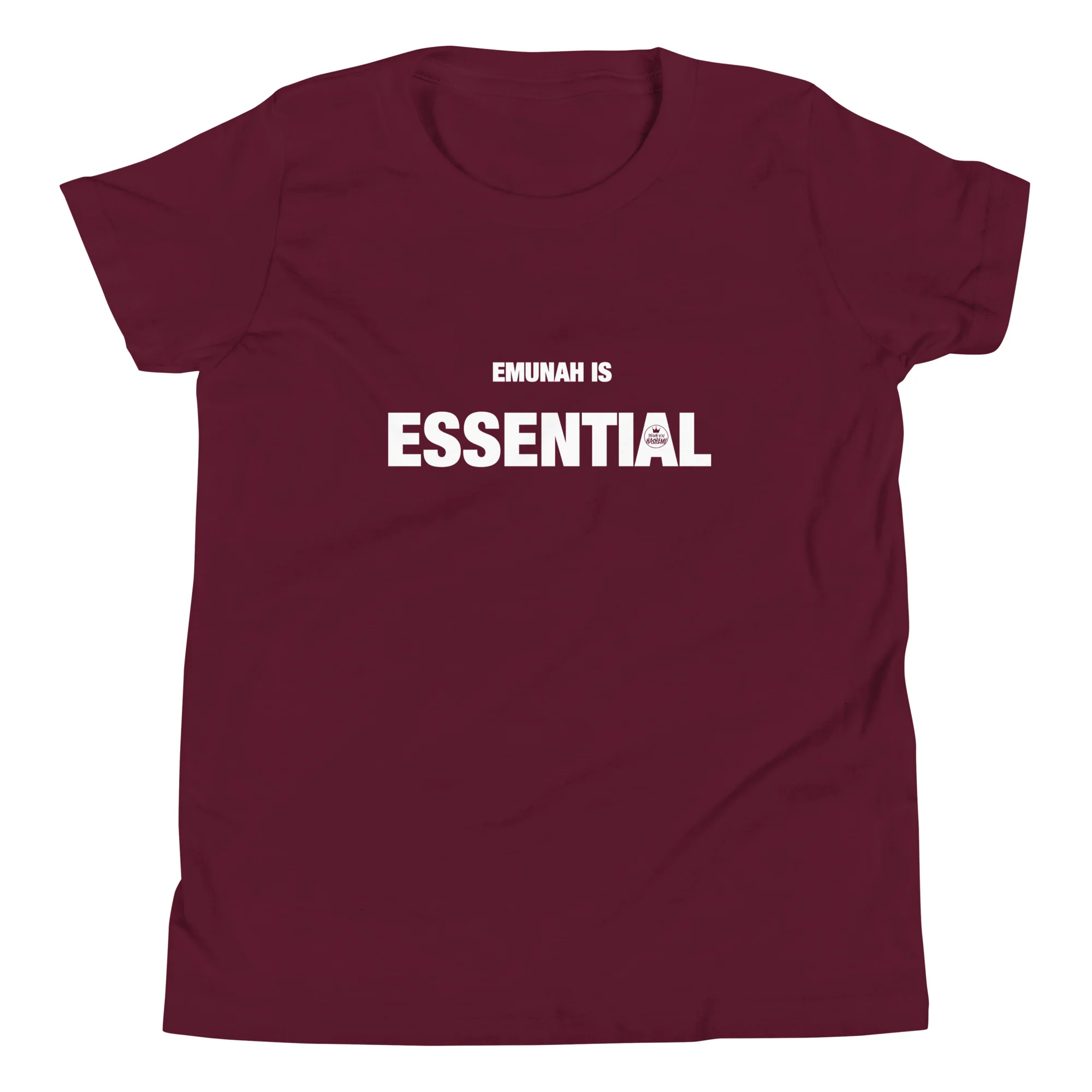 Emunah is Essential T-Shirt / Youth - Image 4