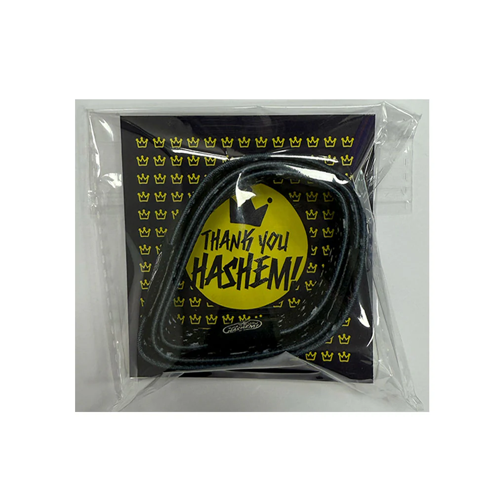 Fabric Wristbands - Black/White [1 pack 3 sizes] - Image 3