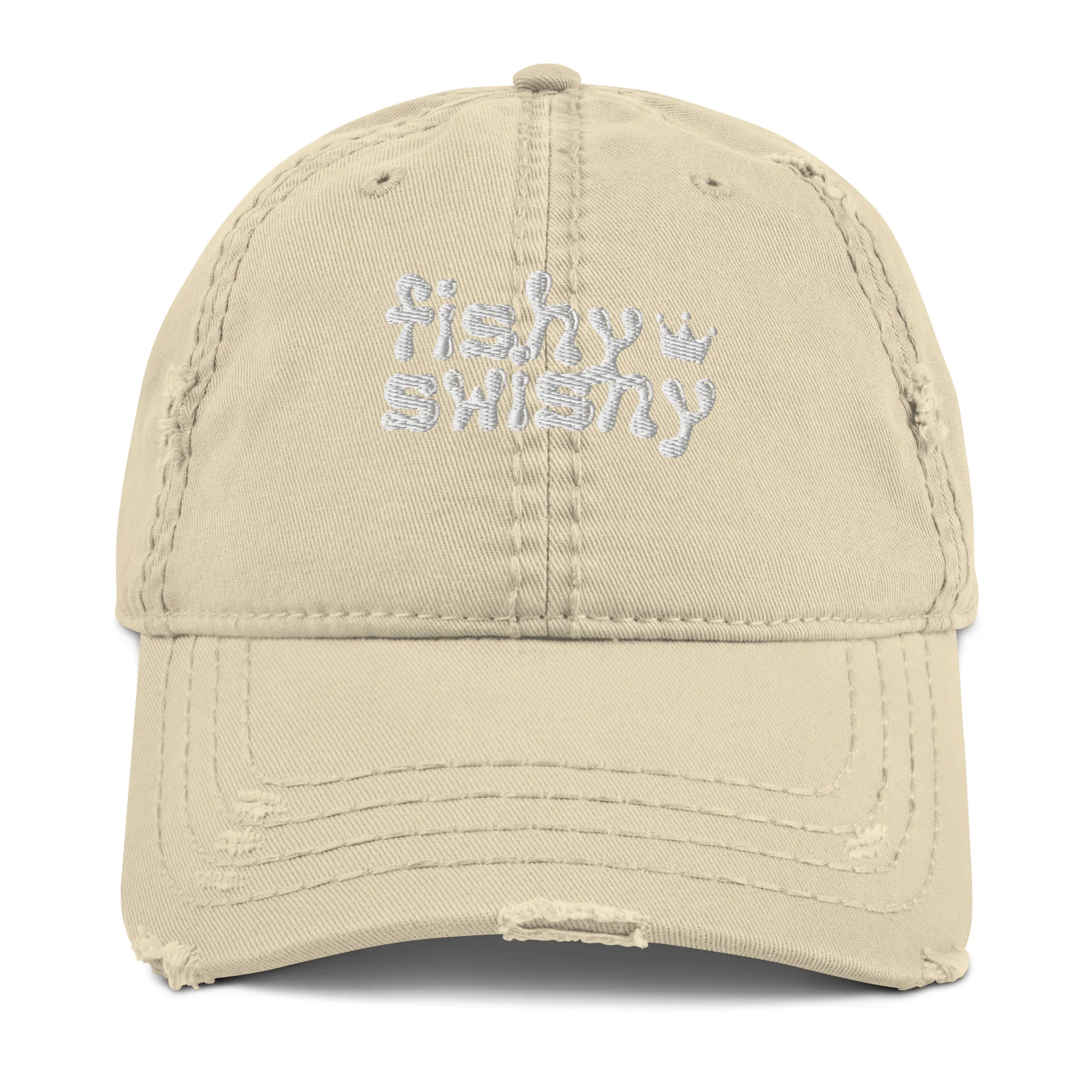 Fishy Swishy Distressed Dad Hat - Image 13