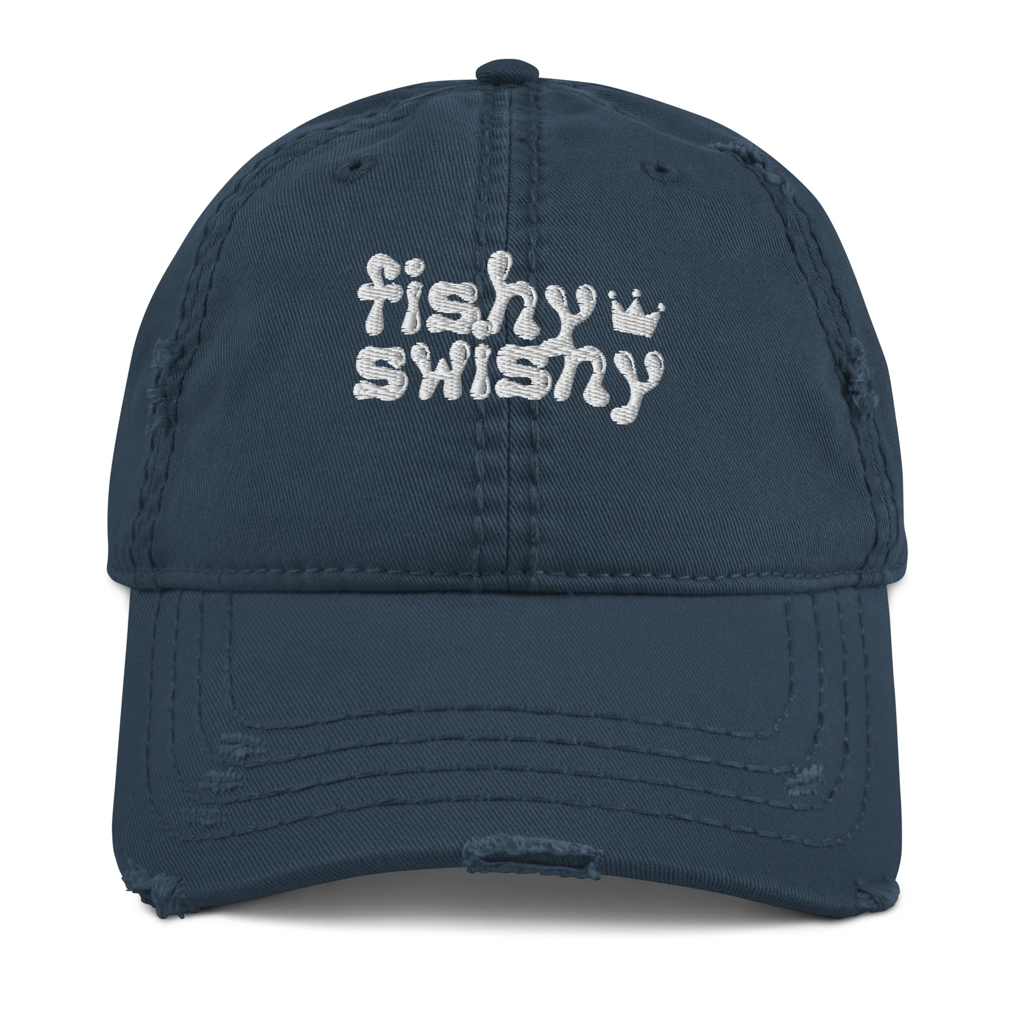 Fishy Swishy Distressed Dad Hat - Image 5