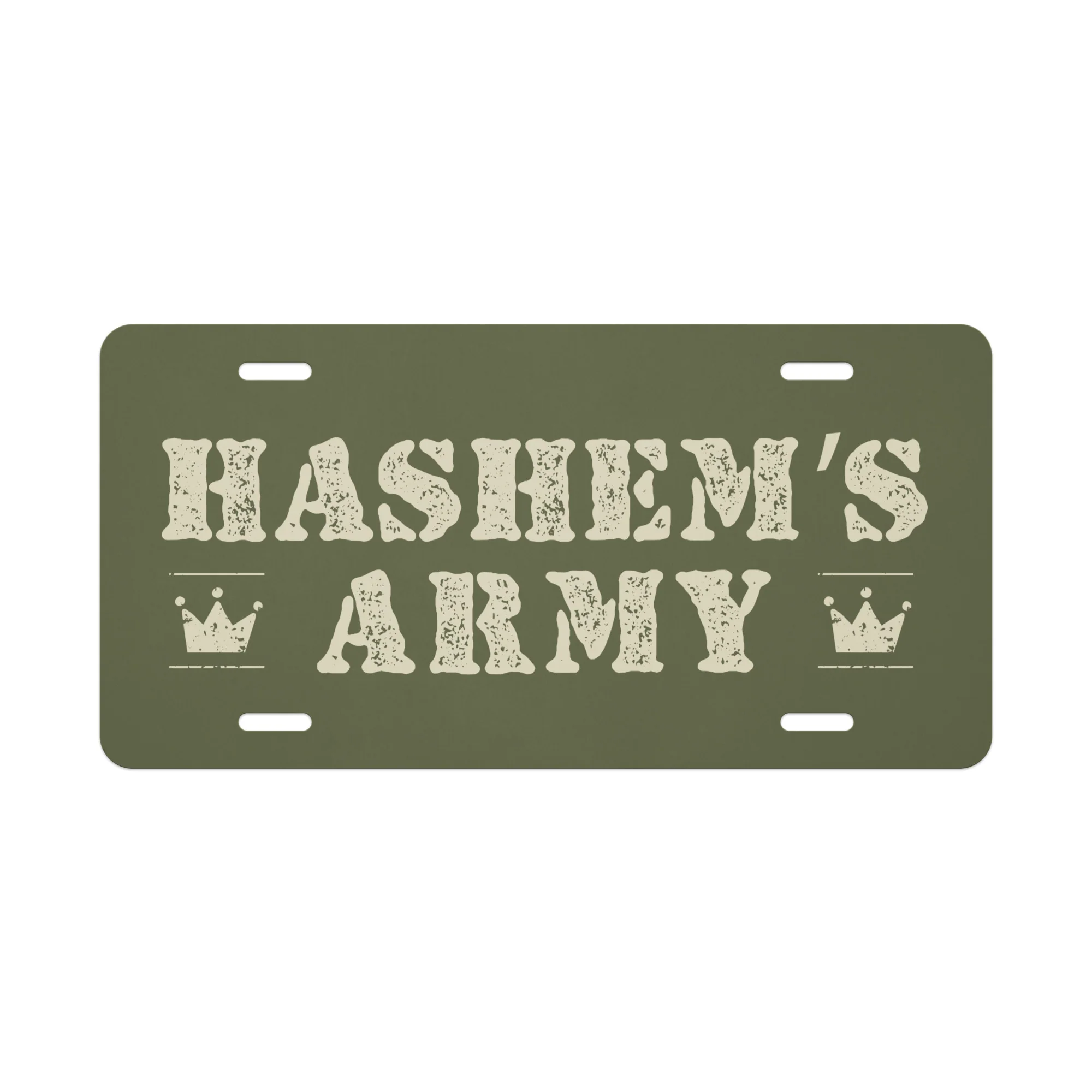 Hashem's Army Plate