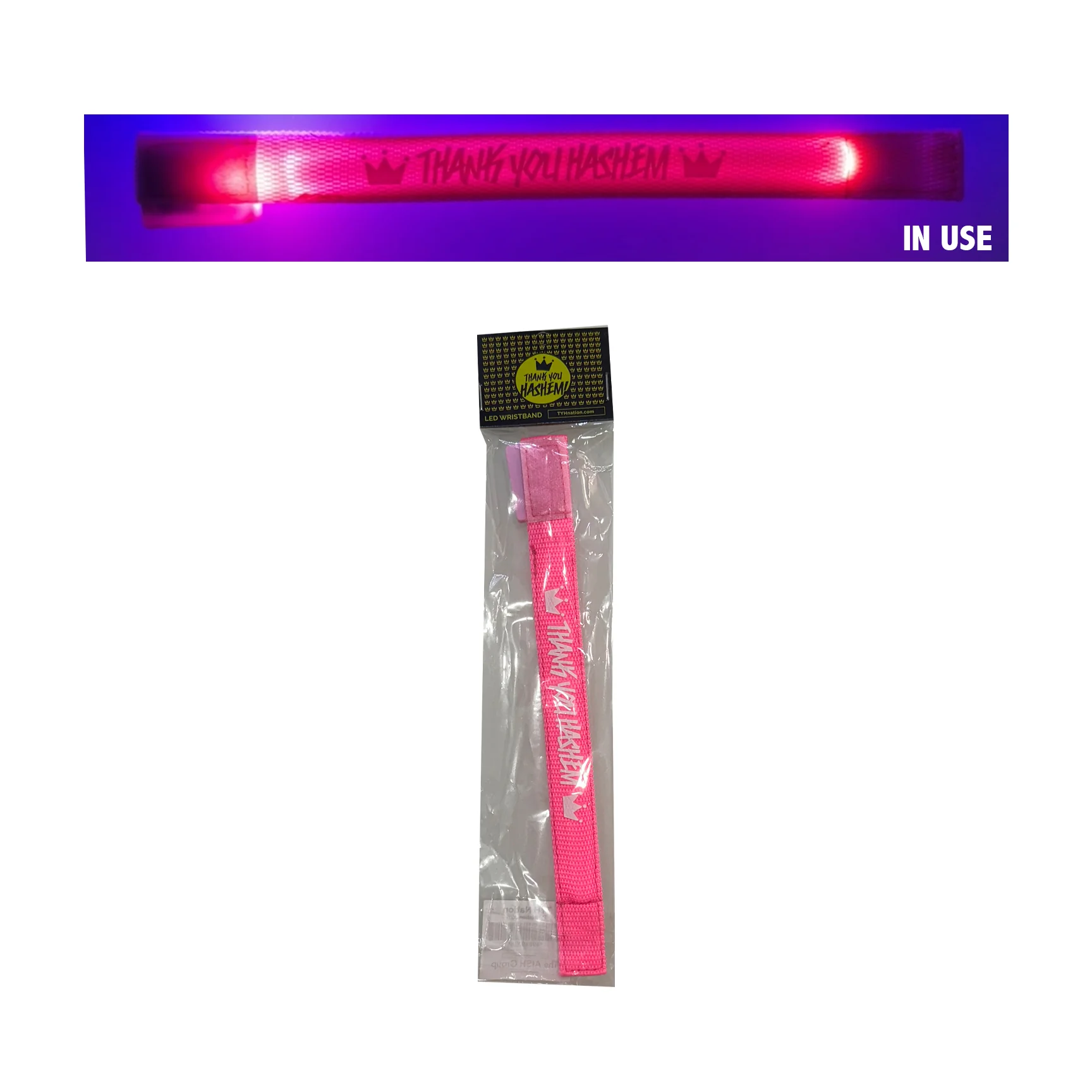 LED Wristband - Pink
