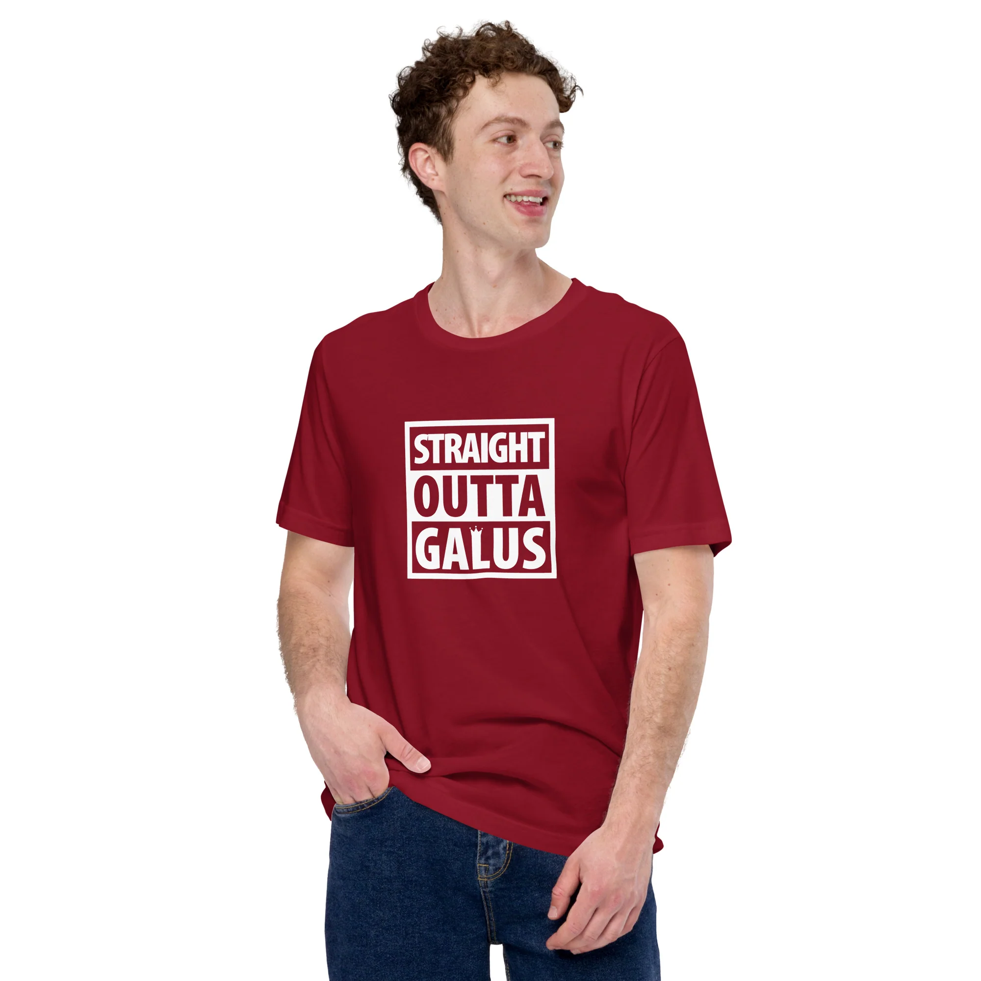 Straight Outta Galus T-Shirt / Adult - Image 4
