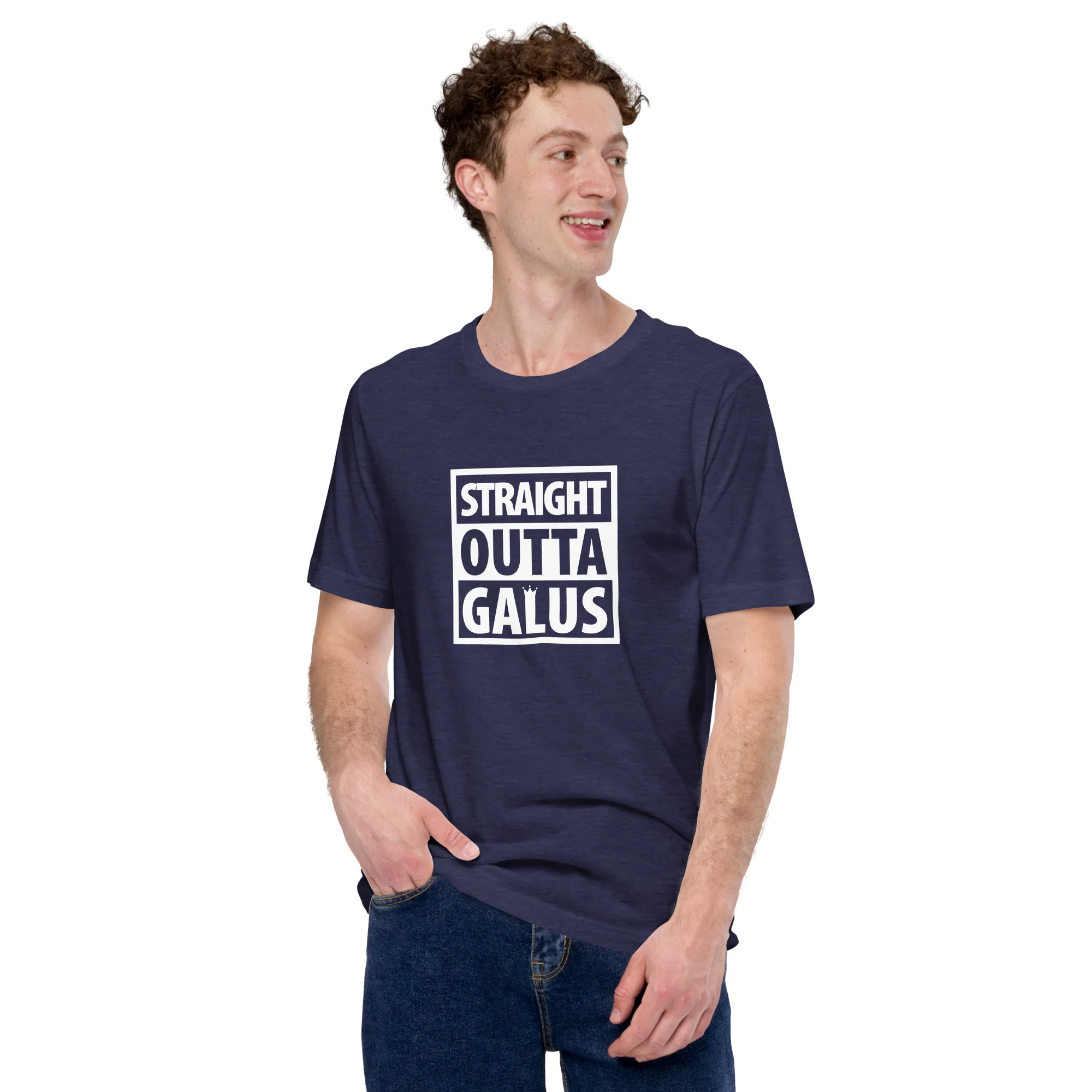 Straight Outta Galus T-Shirt / Adult - Image 5