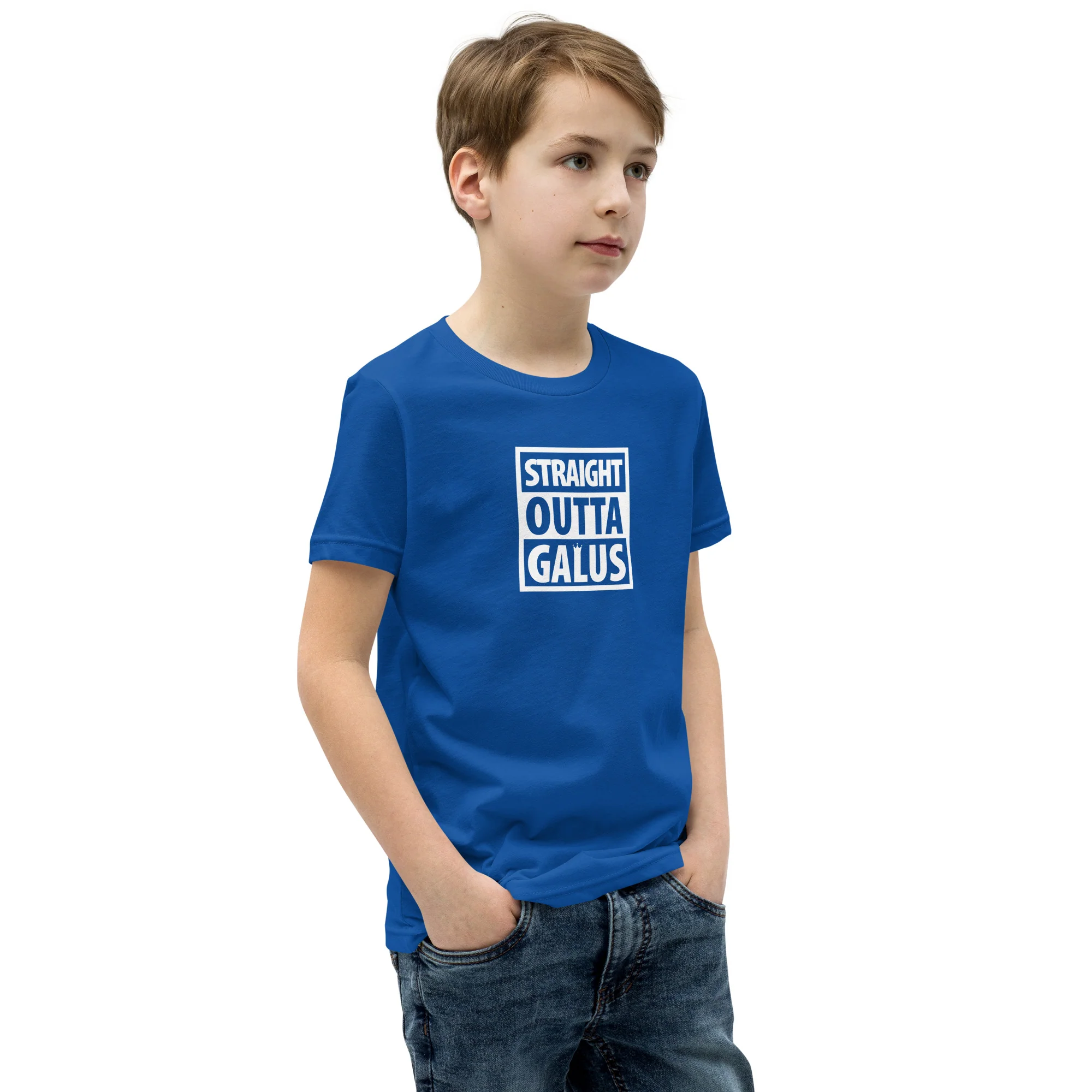Straight Outta Galus T-Shirt / Youth - Image 6